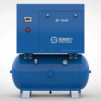 Jufeng 10HP 7.5kW 単相恒磁螺旋空気圧縮機